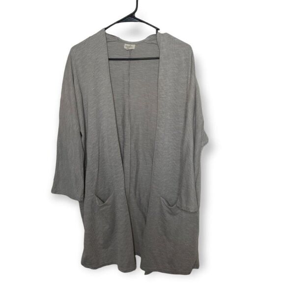 DONNI Ribbed Cardigan One Size - Picture 2 of 6